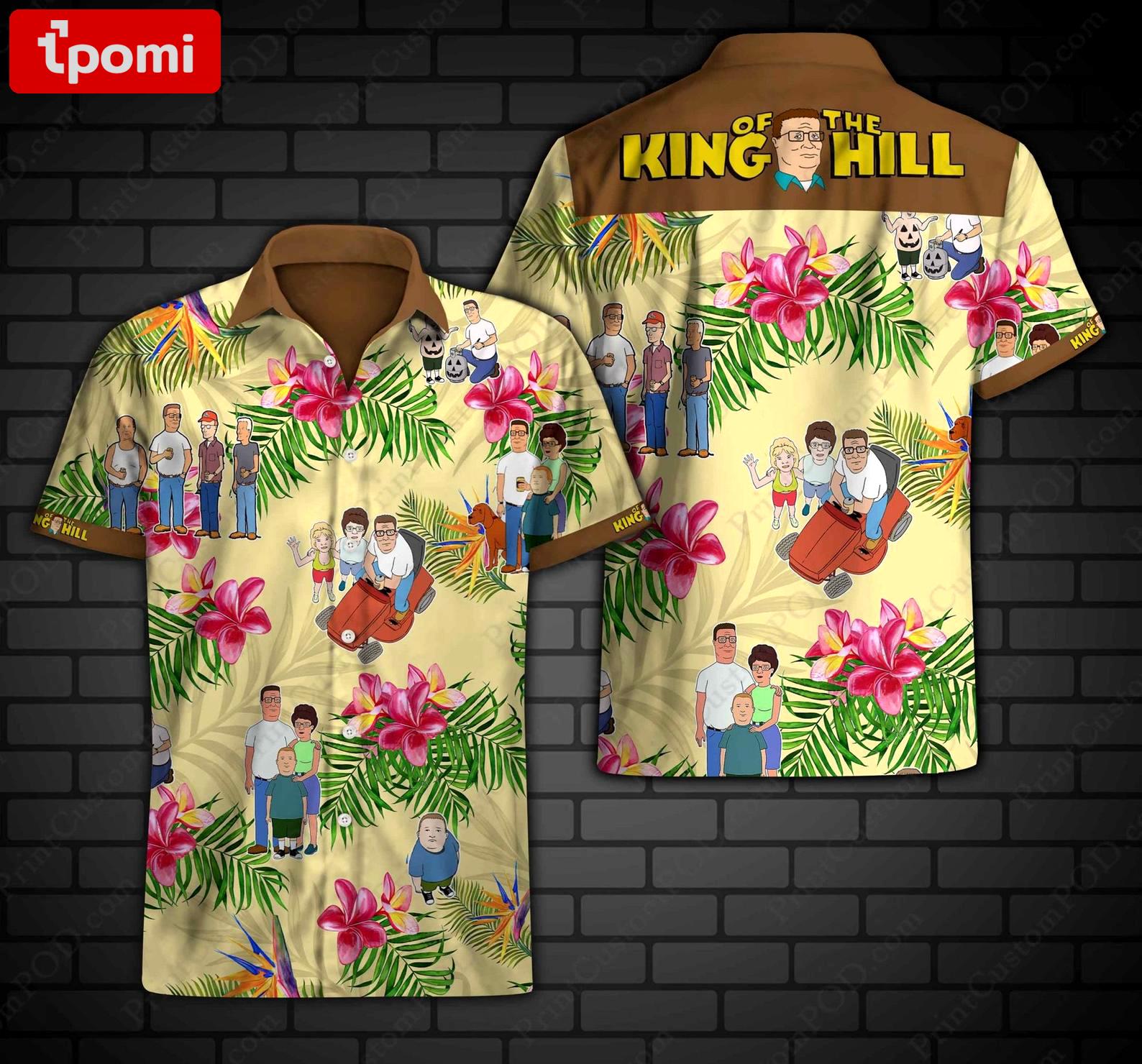 Hank hill hawaiian shirt Hawaii Shirt Shorts & Flip Flops