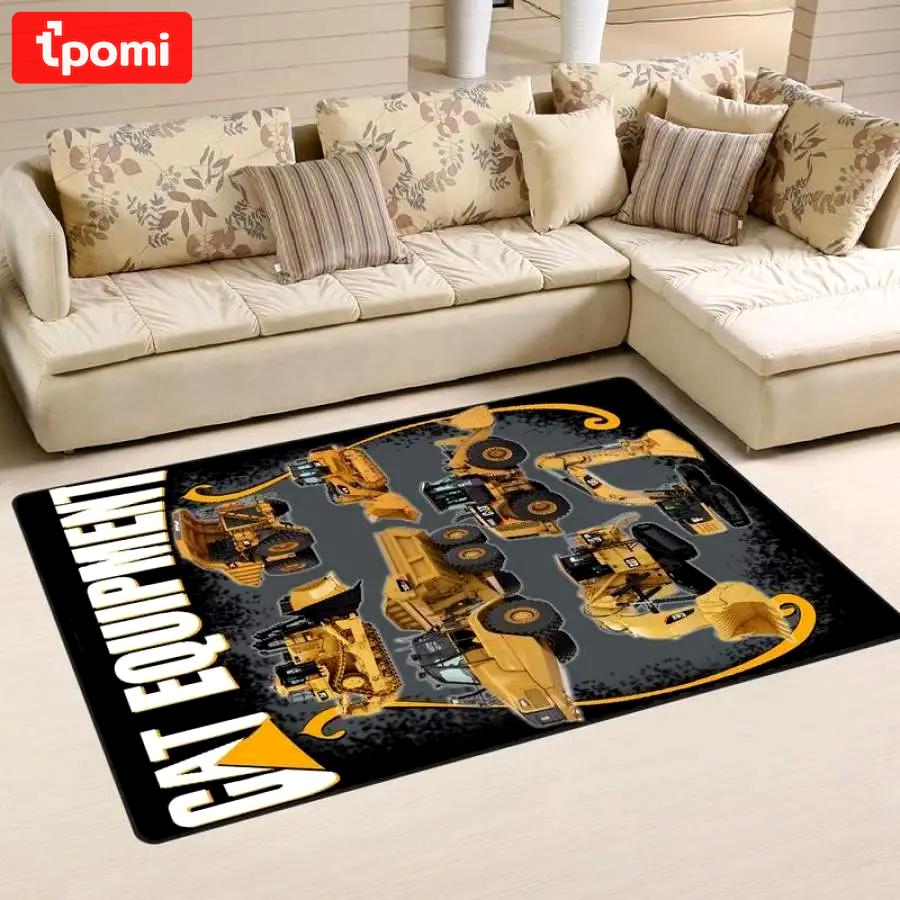 Heavy equipment area rug living room rug home decor 03083 home decor bedroom living room decor Rectangle Rug