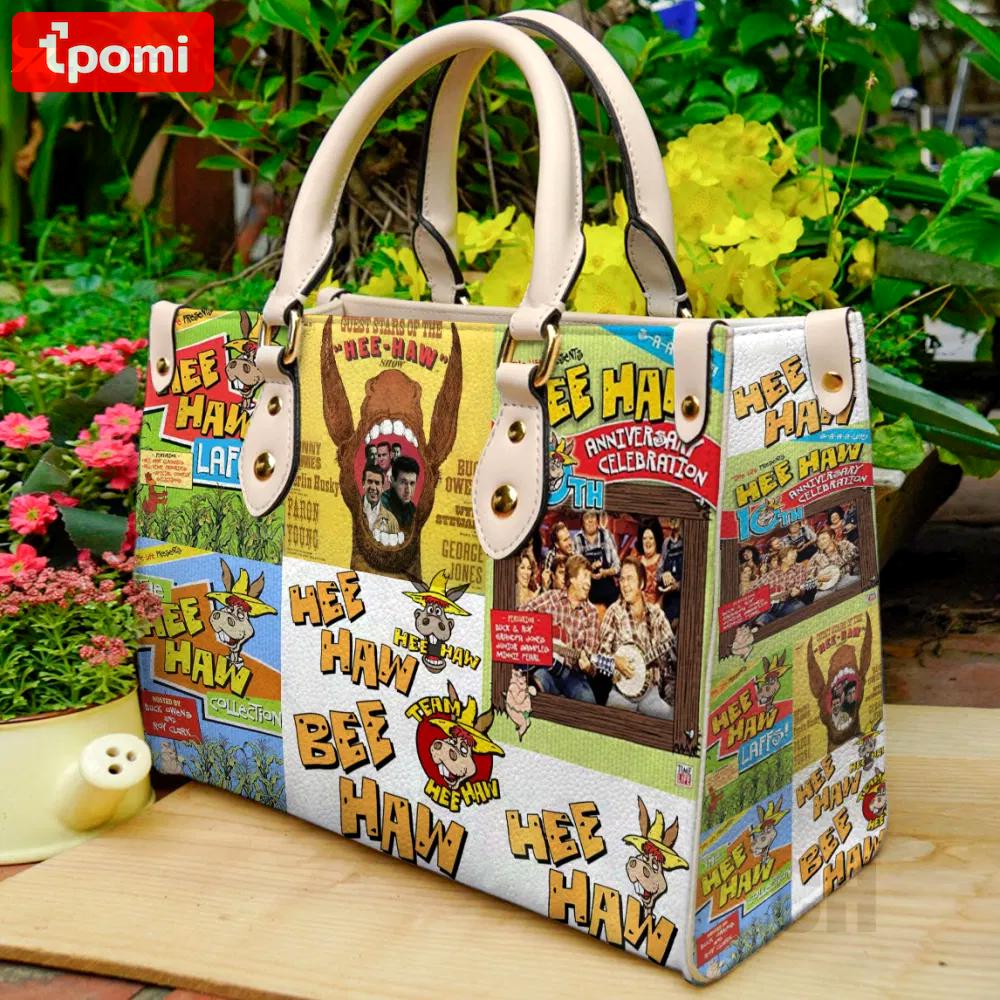 Hee haw tv show leather bag for women gift 1600 Women Leather Hand Bag