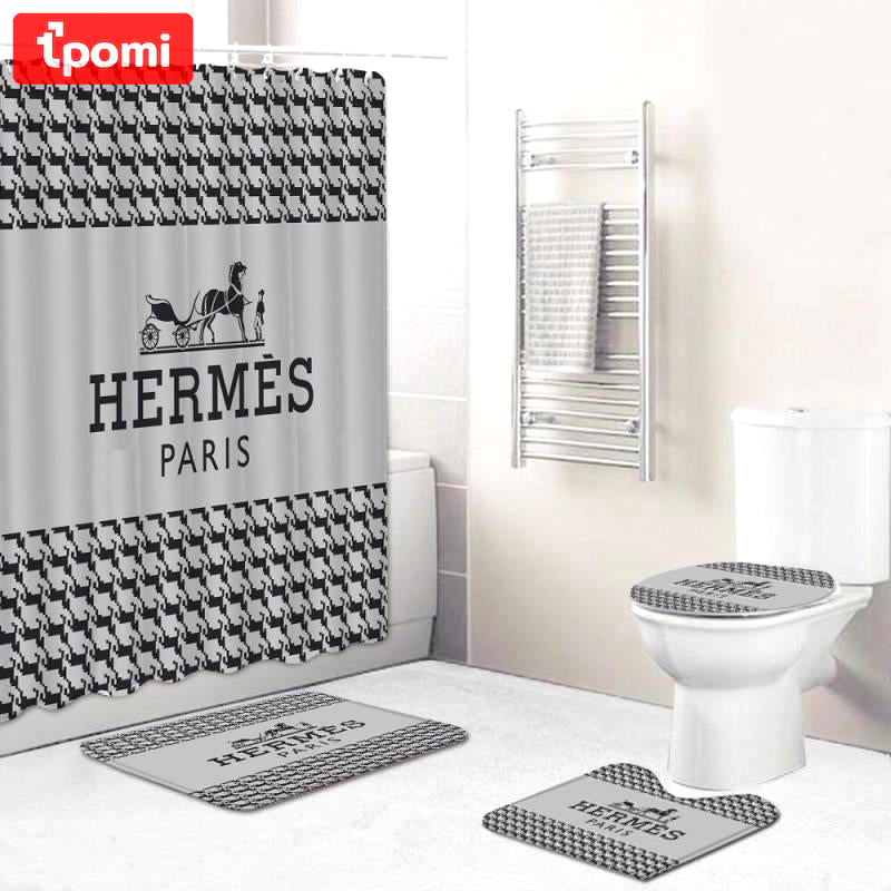 Hermes paris bath mat bathroom sets hypebeast home decor luxury fashion brand Bathroom Set