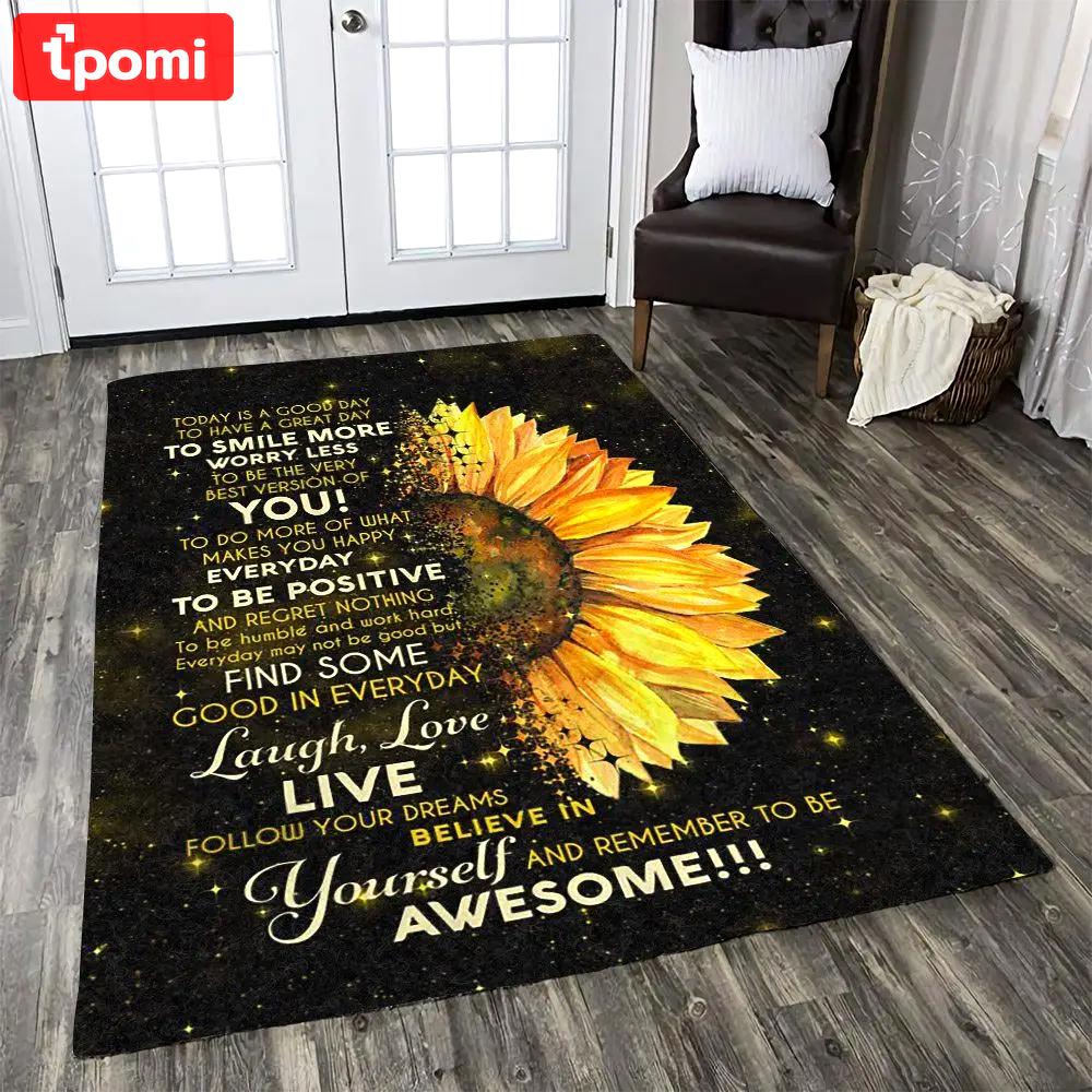 Home field area rug living room rug home decor home decor Rectangle Rug