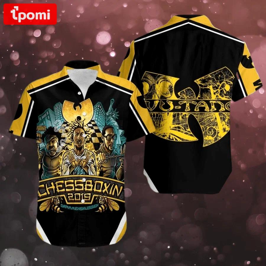 Hot summer 2023 wu tang clan da mystery of chessboxin legend for hip hop  hawaiian shirt Hawaii Shirt
