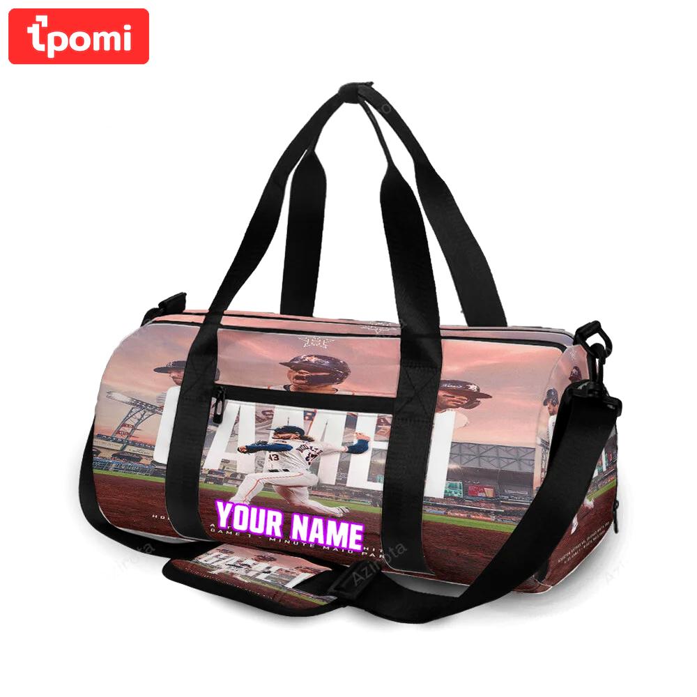 Houston astros team play personalized name travel bag gym bag 1999 Travel Bag