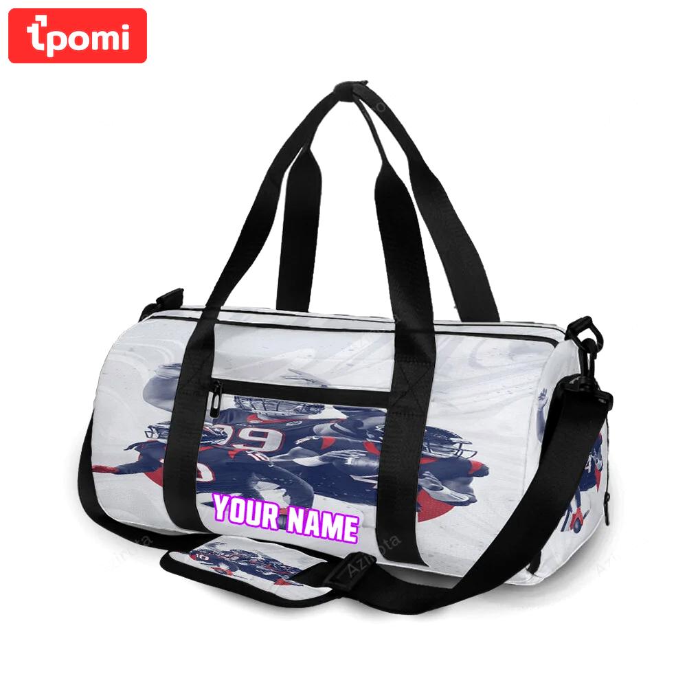 Houston texans all players1 personalized name travel bag gym bag 1565 Travel Bag