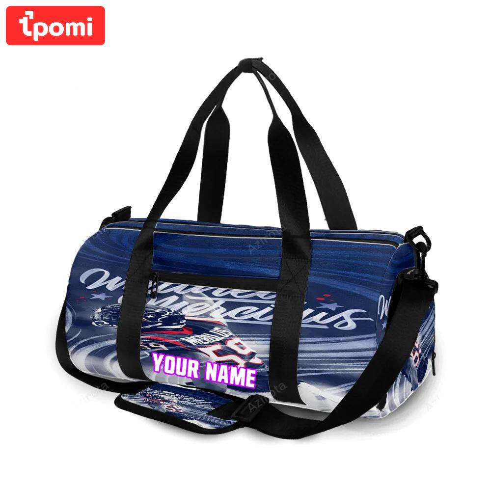 Houston texans whitney mercilus1 personalized name travel bag gym bag 1734 Travel Bag