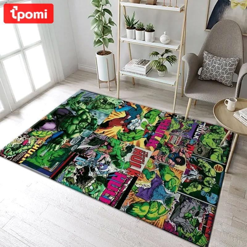 Hulk marvel superhero area rug living room and bed room rug rug regtangle Rectangle Rug
