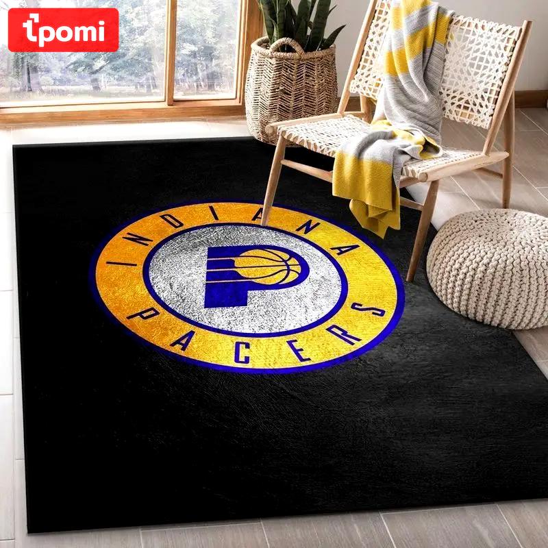Indiana pacers nba 2 area rug living room and bed room rug rug regtangle carpet Rectangle Rug