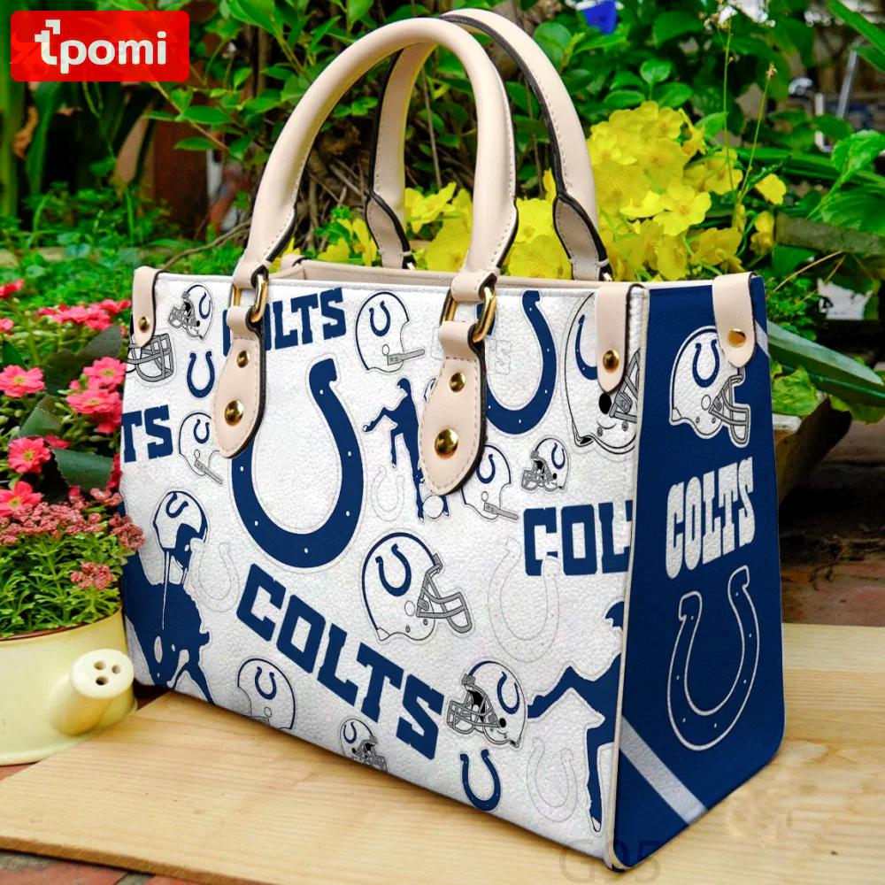 Indianapolis colts a1 leather bag g95 1609 Women Leather Hand Bag