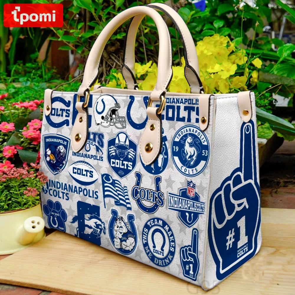 Indianapolis colts leather bag for women gift 1969 Women Leather Hand Bag
