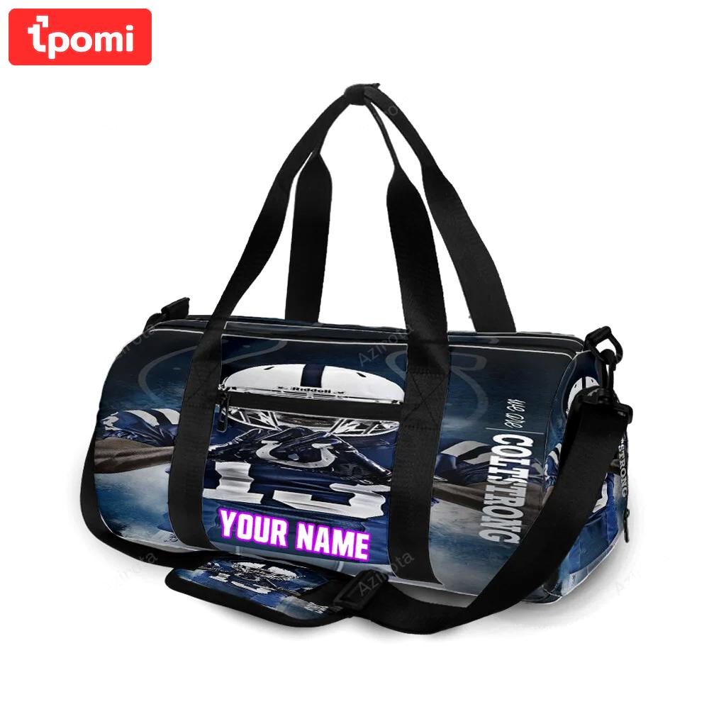 Indianapolis colts ty hilton3 personalized name travel bag gym bag 1356 Travel Bag