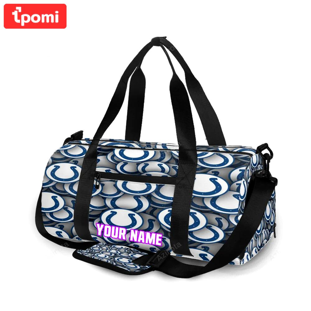 Indianapolis colts2 personalized name travel bag gym bag 763 Travel Bag
