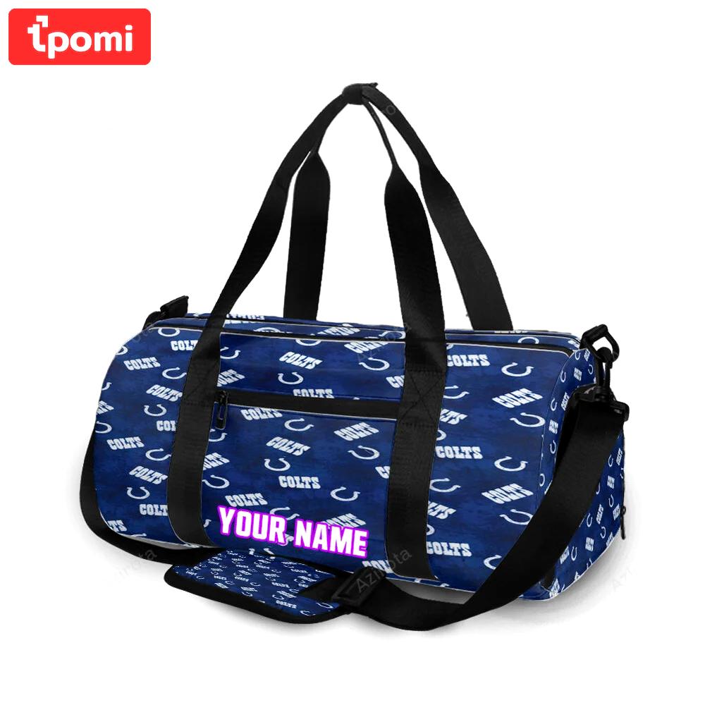 Indianapolis colts5 personalized name travel bag gym bag 475 Travel Bag
