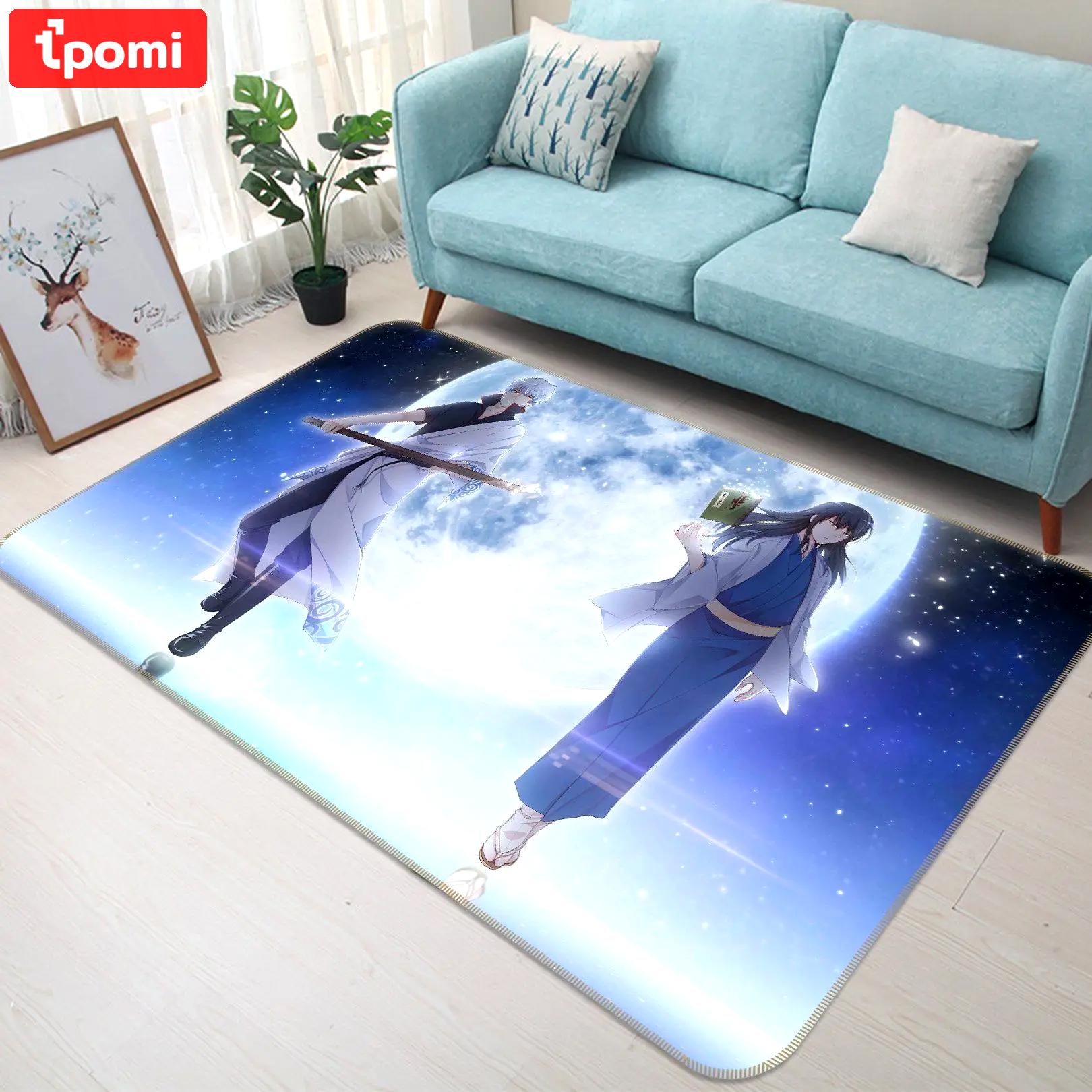 Inuyasha anime 23 area rug living room and bed room rug rug regtangle carpet floor decor home decor Rectangle Rug