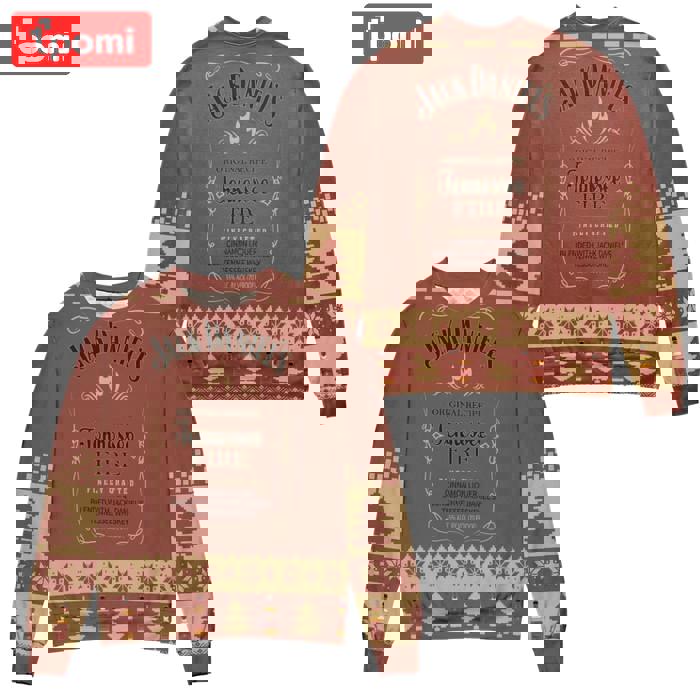 Jack daniel?s tennessee fire whisky pine tree ugly christmashot 2025 style 875 Christmas Ugly Sweater