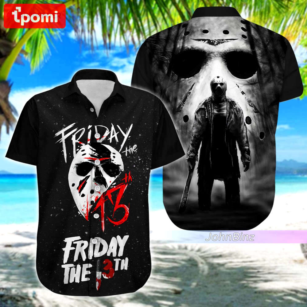 Jason voorhees hawaiian shirt – friday the 13th horror movie shirt perfect horror love gift Hawaii Shirt