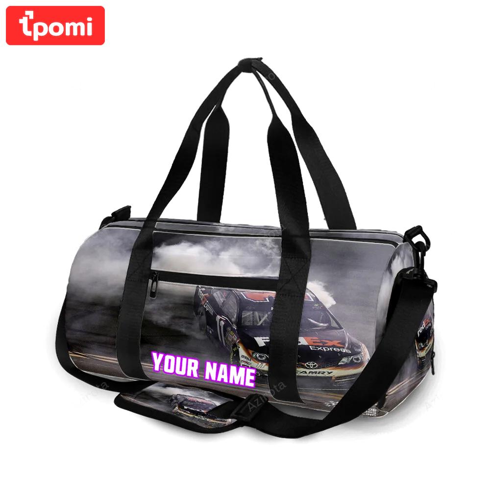 Joe gibbs racing car3 personalized name travel bag gym bag 2122 Travel Bag