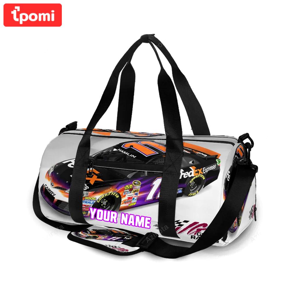 Joe gibbs racing car4 personalized name travel bag gym bag 802 Travel Bag
