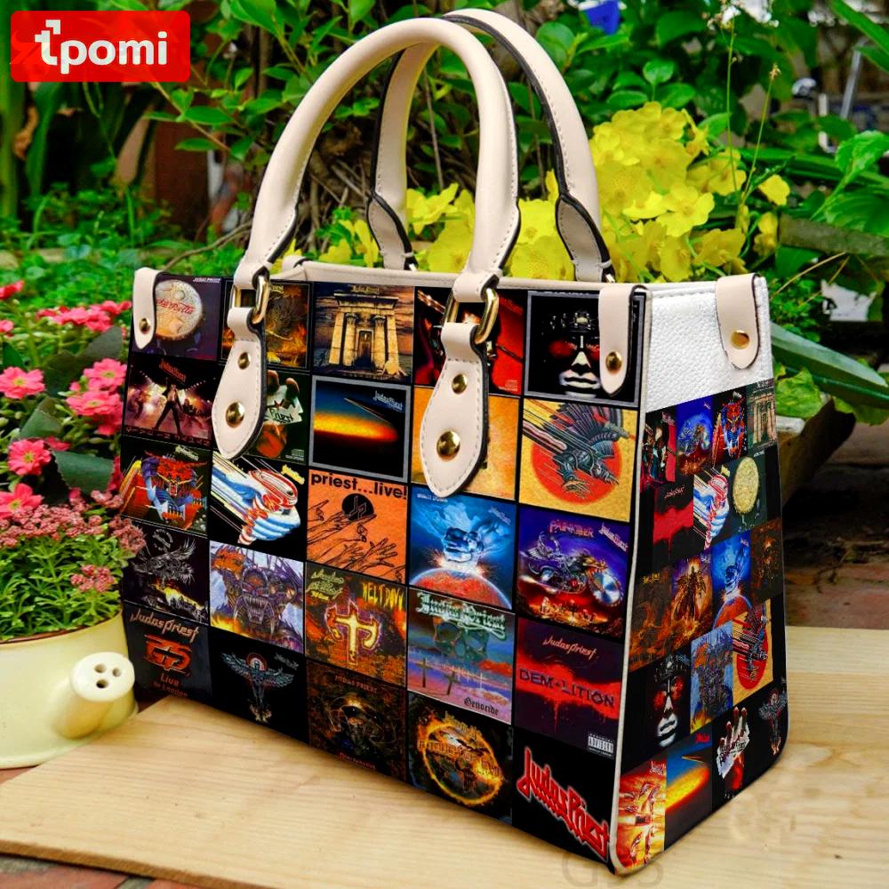 Judas priest 1 leather hand bag gift for women’s day: perfect women s day gift g95 3606 Women Leather Hand Bag