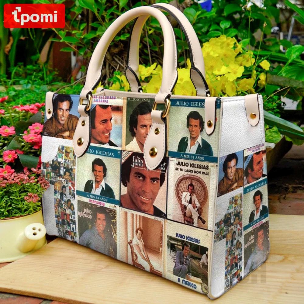 Julio iglesias leather bag for women gift 1180 Women Leather Hand Bag