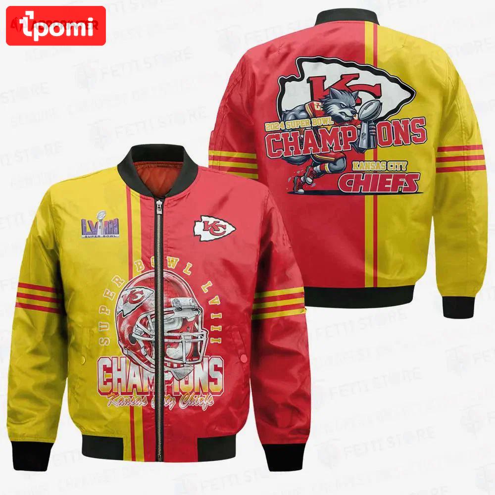 Kansas city chiefs national football league bomber jacket stm v12 Bomber Jacket