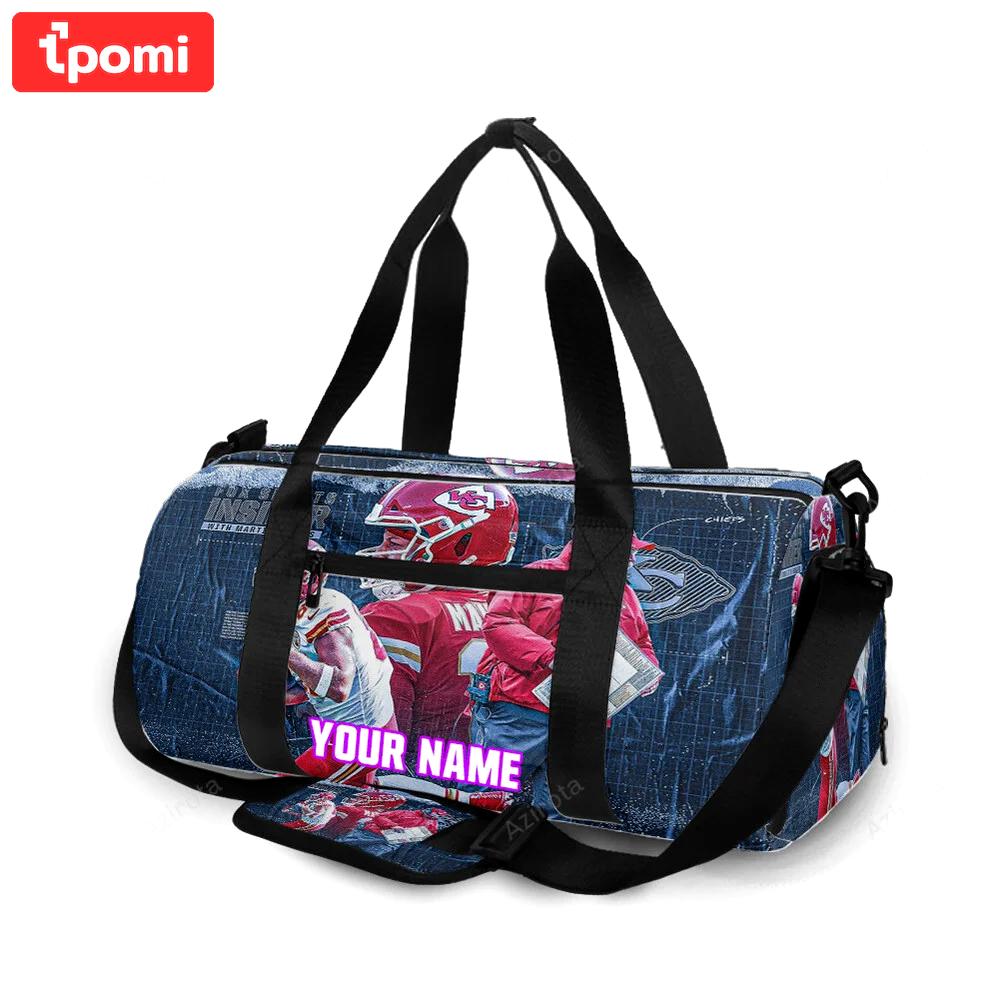 Kansas city chiefs team v4 personalized name travel bag gym bag 2012 Travel Bag