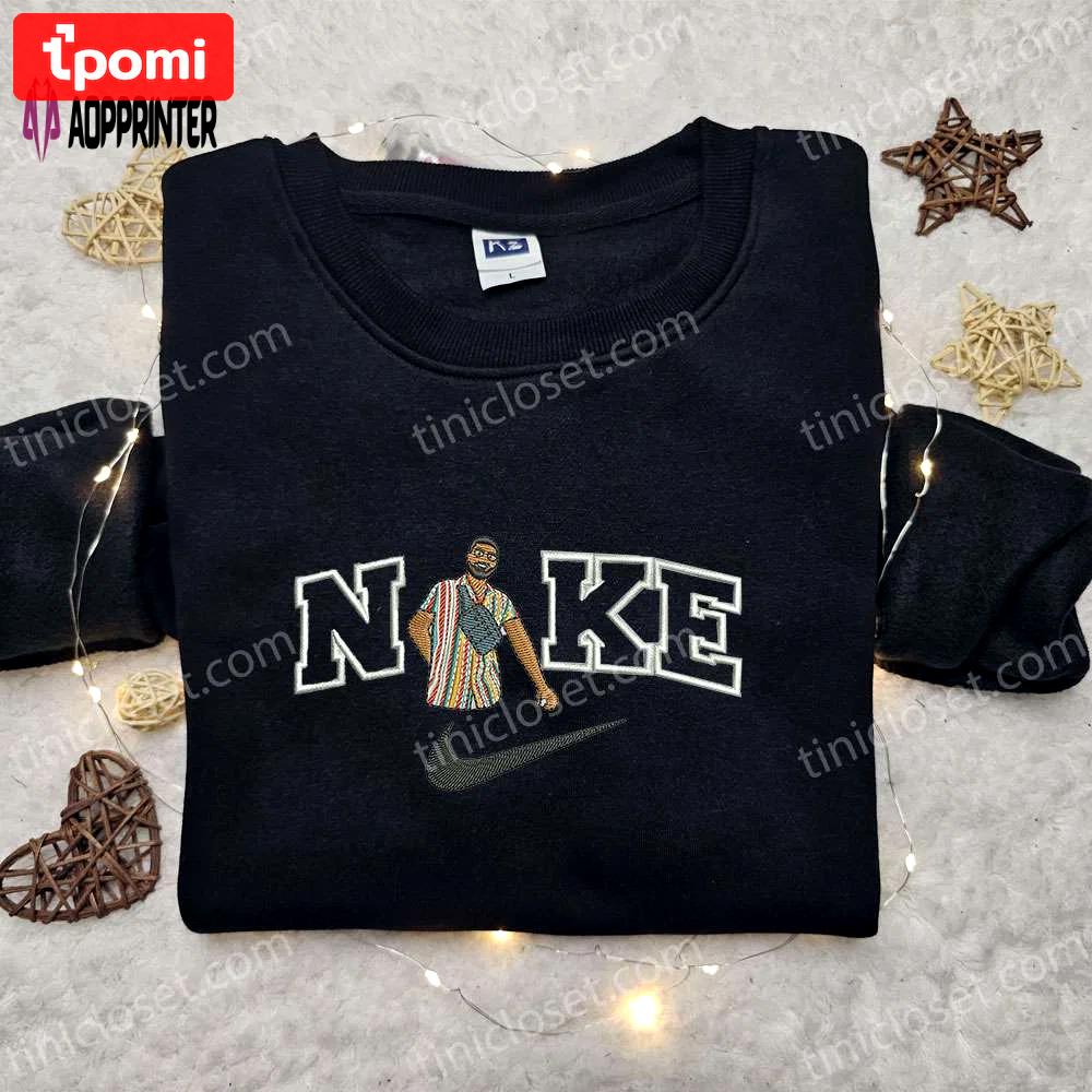 Kanye west x nike embroidered shirt – celebrity inspired nike shirt Embroidered Shirt