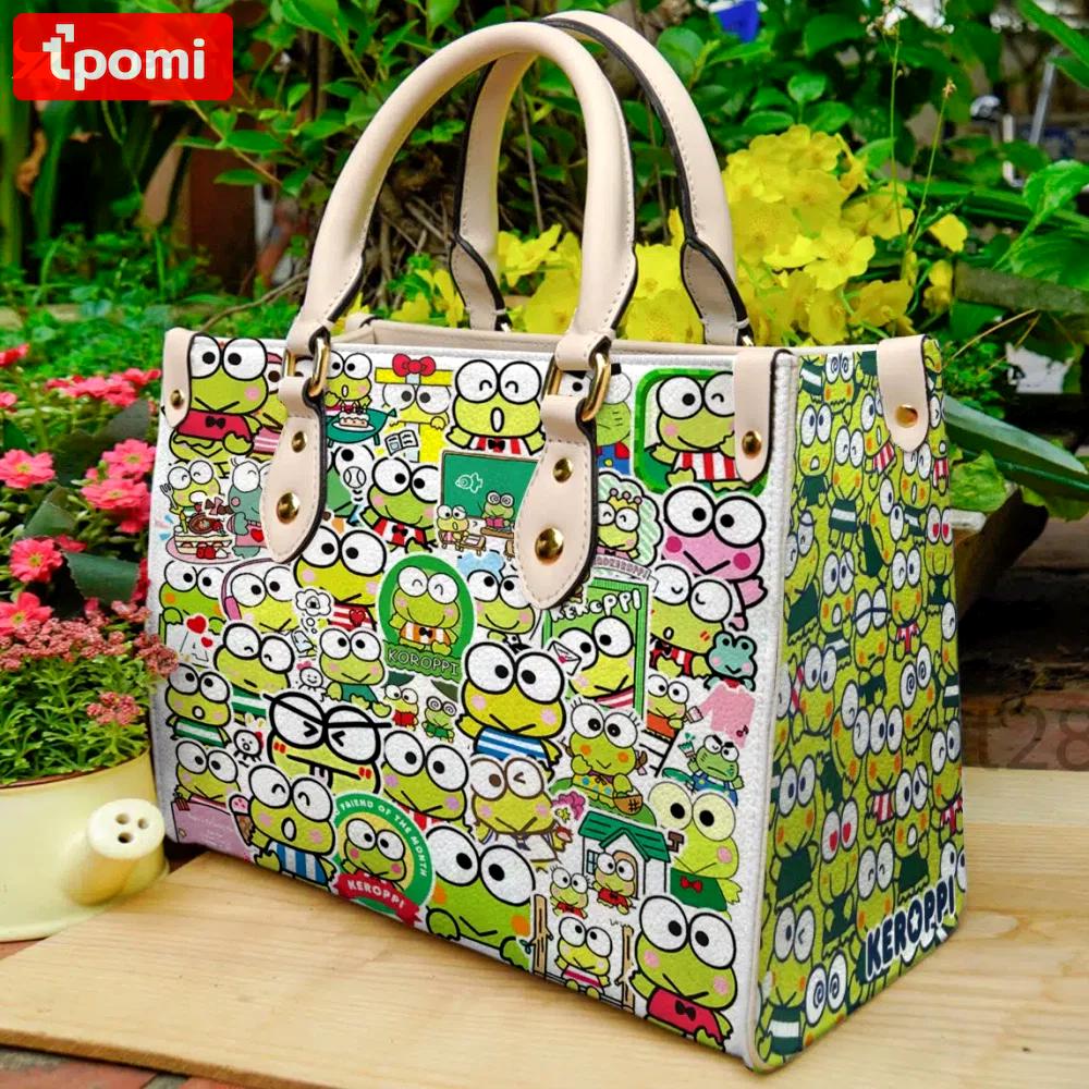 Keroppi leather handbag gift for women 4248 Women Leather Hand Bag