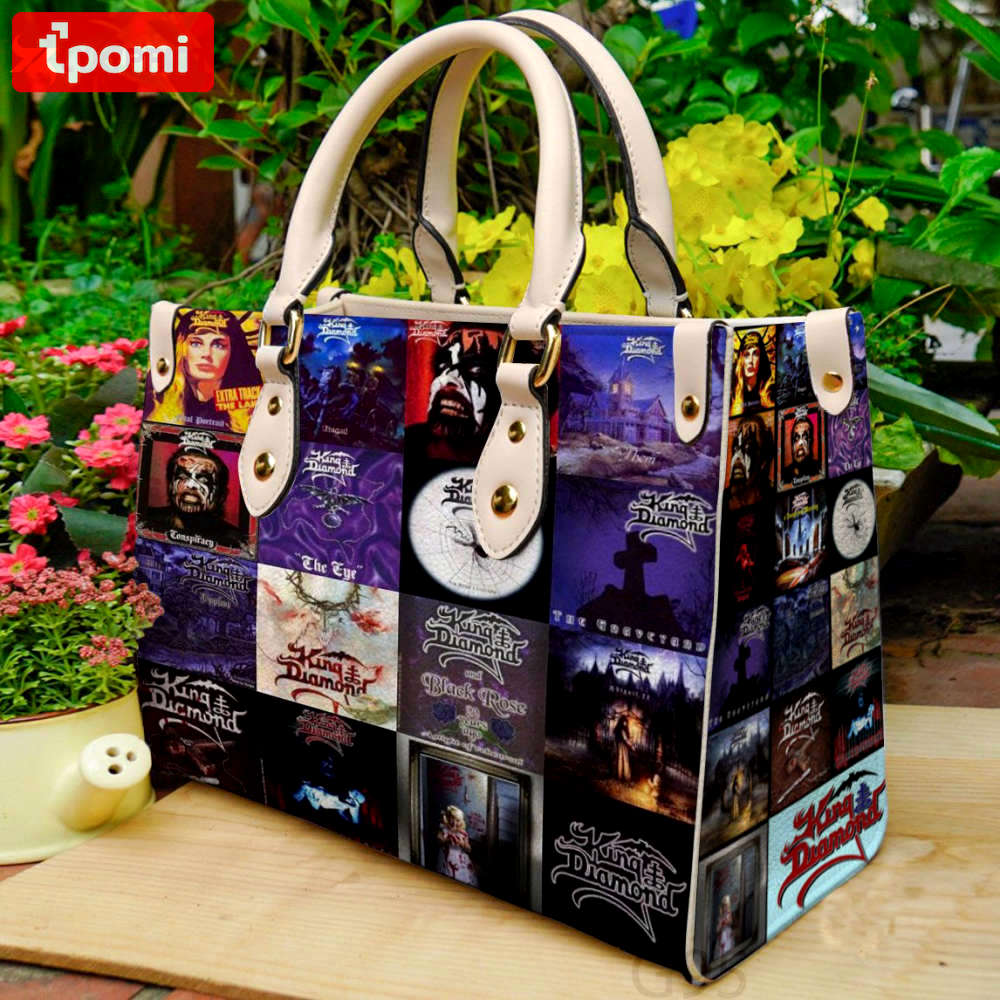 King diamond leather handbag gift for women 2691 Women Leather Hand Bag