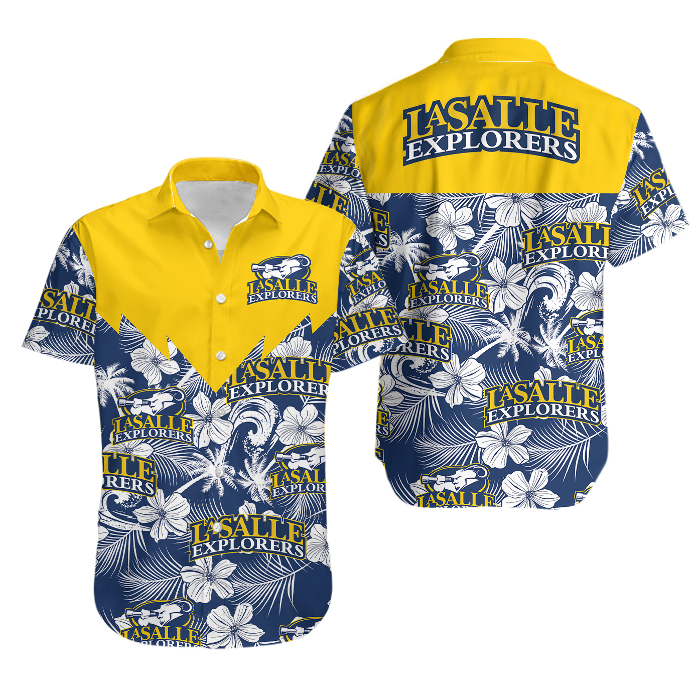 La salle explorers ncaa hawaiian shirt Hawaii Shirt Shorts & Flip Flops