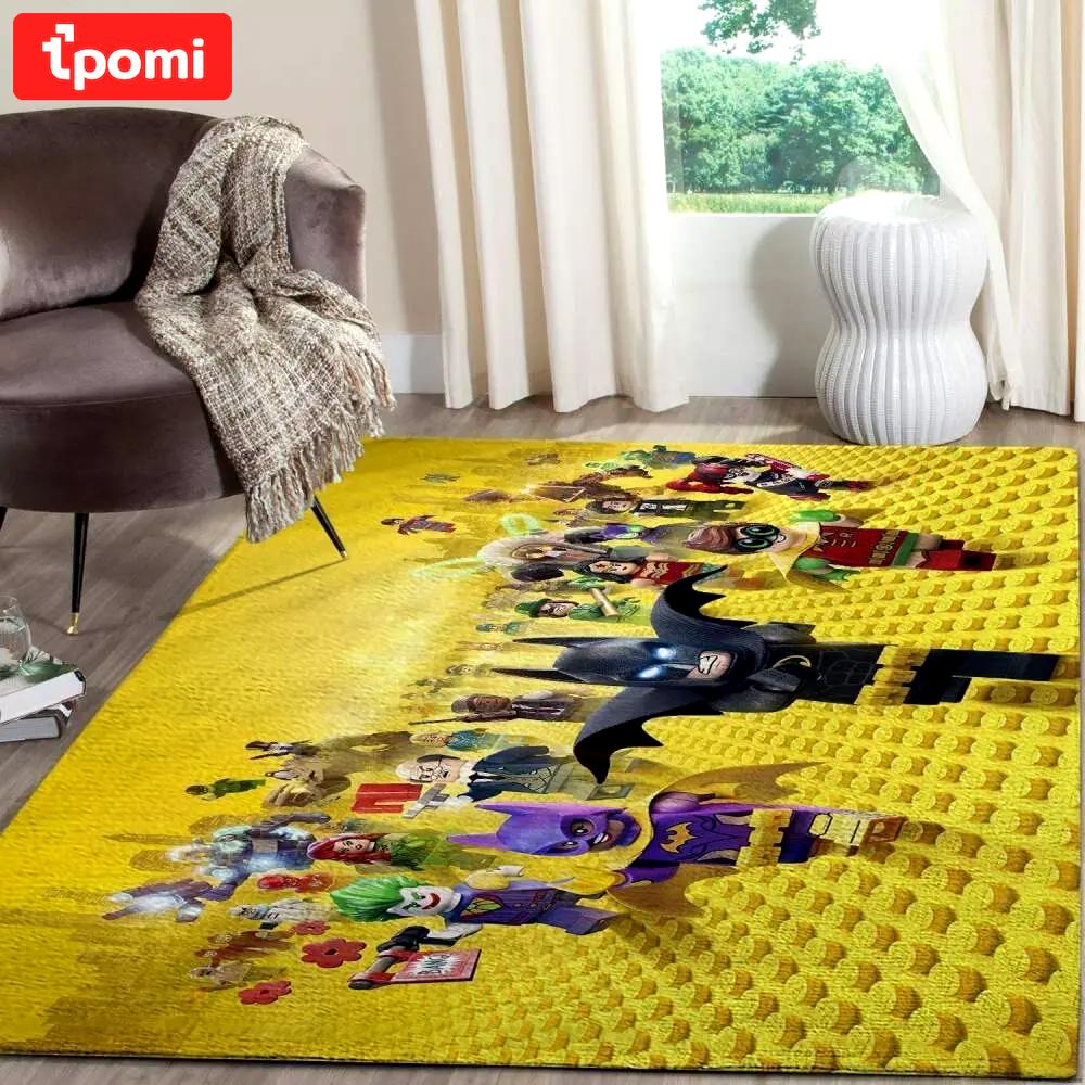 Lego dc comic movies area rugs living room carpet fn251224 rug regtangle carpet floor decor home decor Rectangle Rug