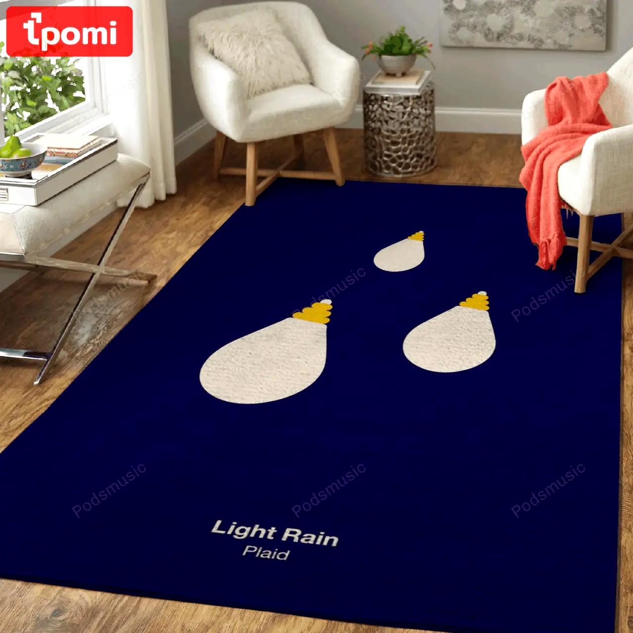 Light rain music art for fans area rug living room carpet rug regtangle carpet floor decor home decor Rectangle Rug
