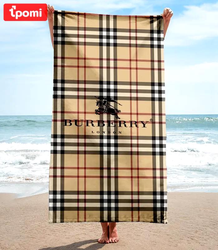 Limited edition bbr beach towel luxury brand yuj-0000002