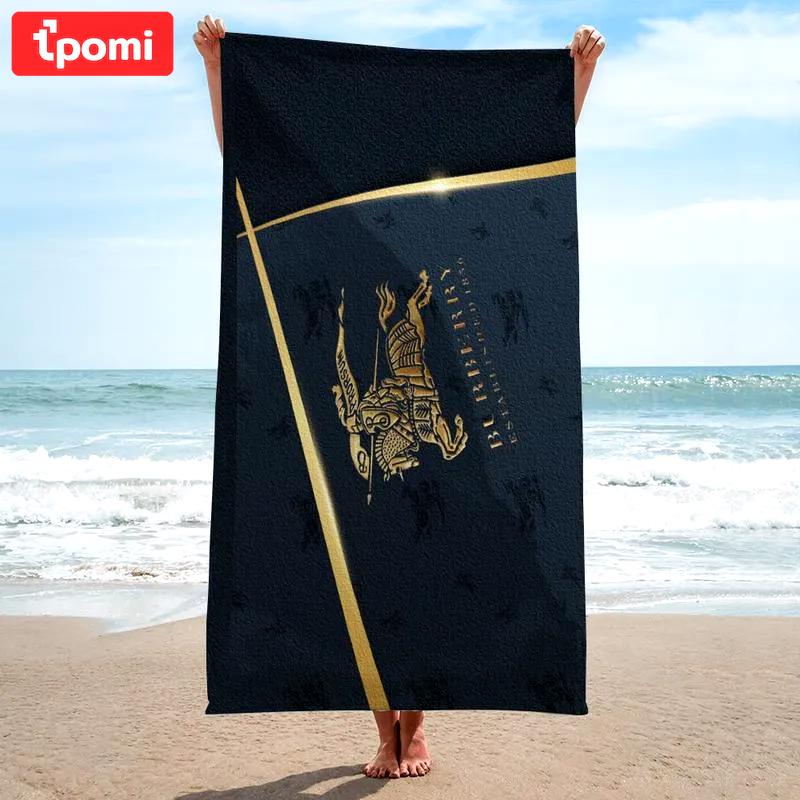 Limited edition bbr beach towel luxury brand yuj-0000003