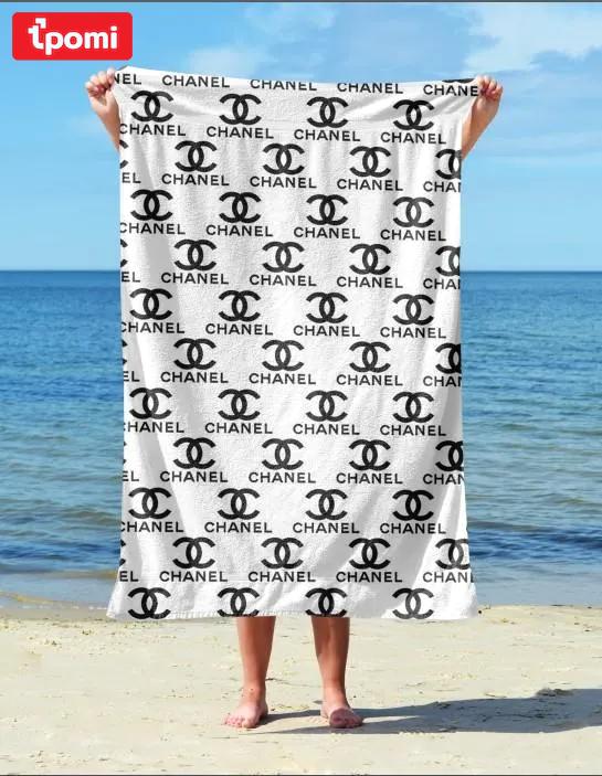 Limited edition chanel beach towel luxury brand yuj-0000005
