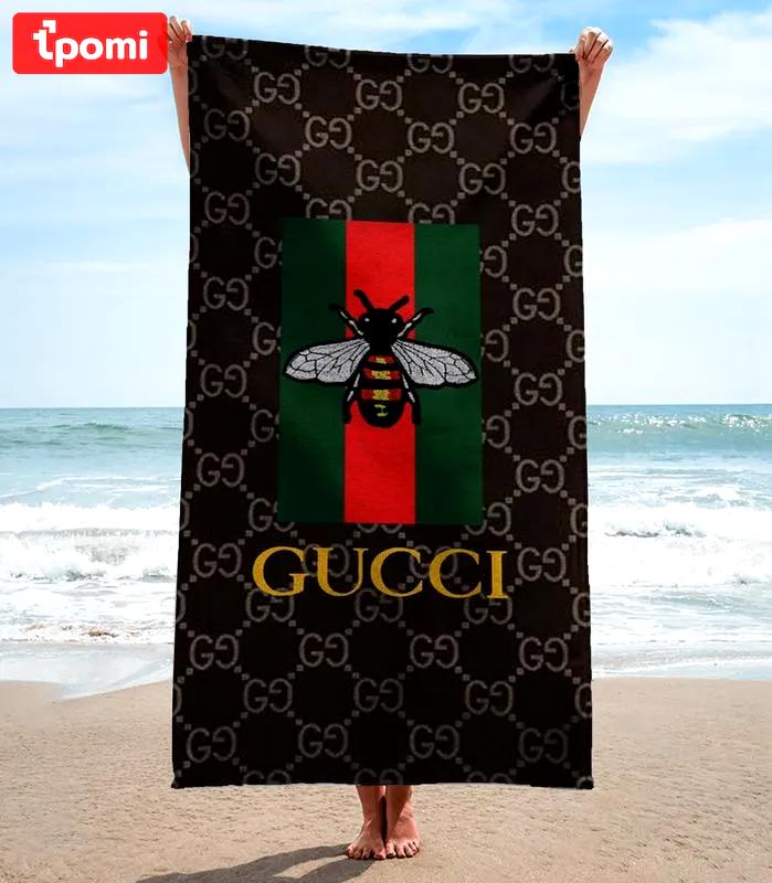 Limited edition gucci beach towel luxury brand yuj-0000006