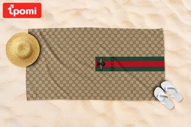 Limited edition gucci beach towel luxury brand yuj-0000008