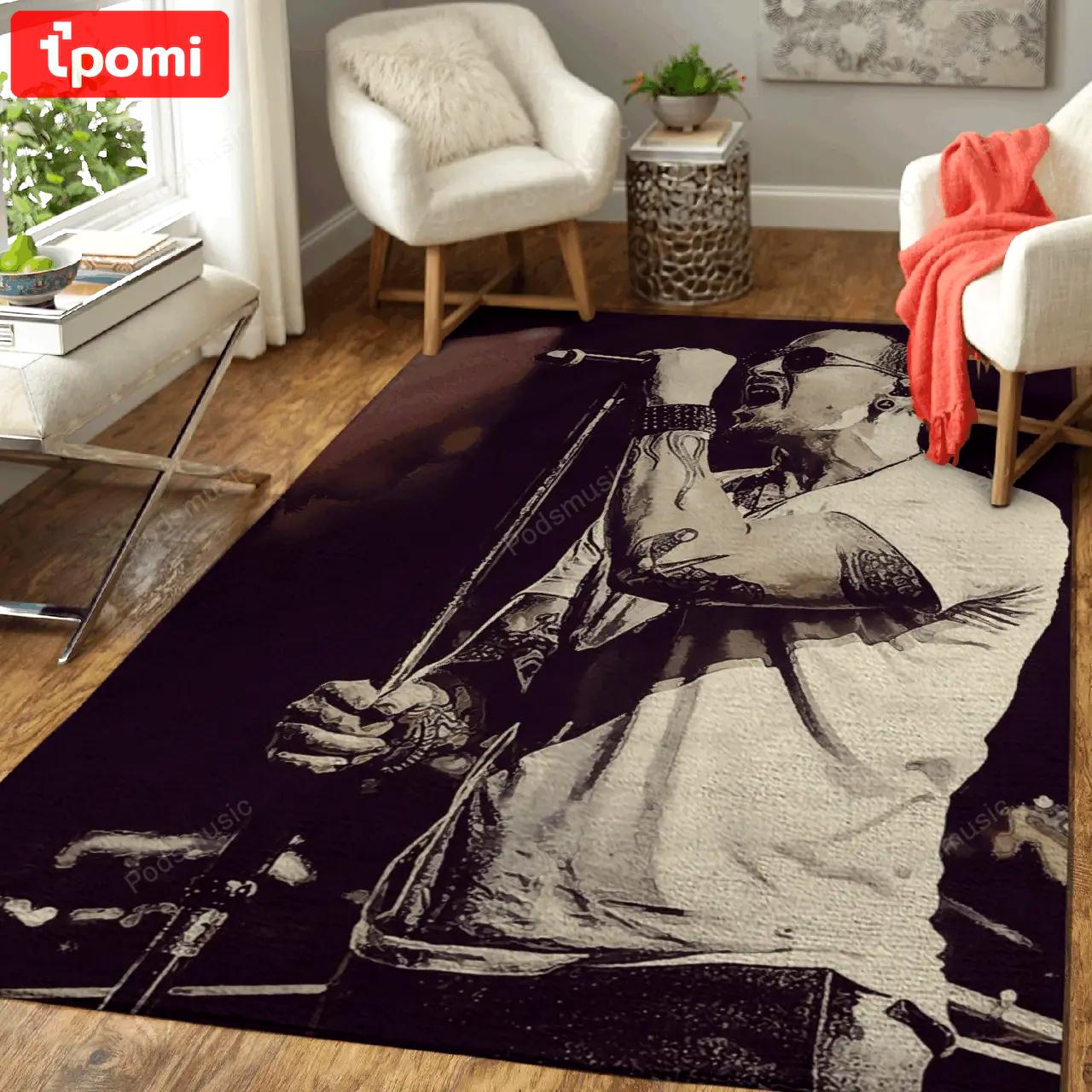 Linkinpark 66 music art for fans area rug living room carpet rug regtangle carpet floor decor home decor Rectangle Rug