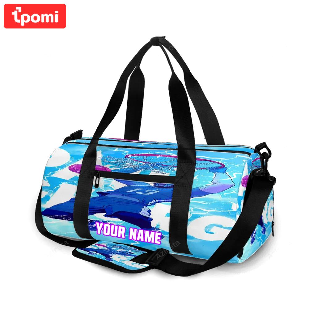 Los angeles clippers dunker 13 personalized name travel bag gym bag 195 Travel Bag