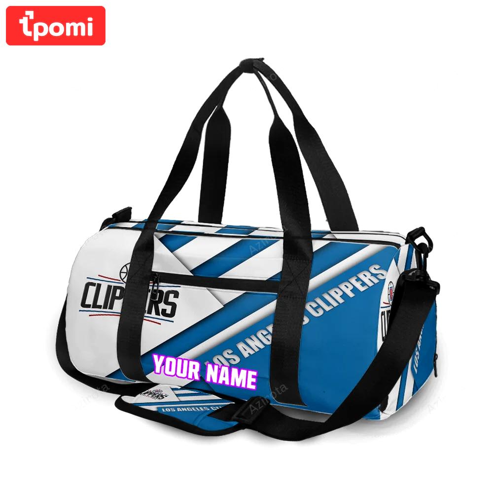 Los angeles clippers flag2 personalized name travel bag gym bag 742 Travel Bag