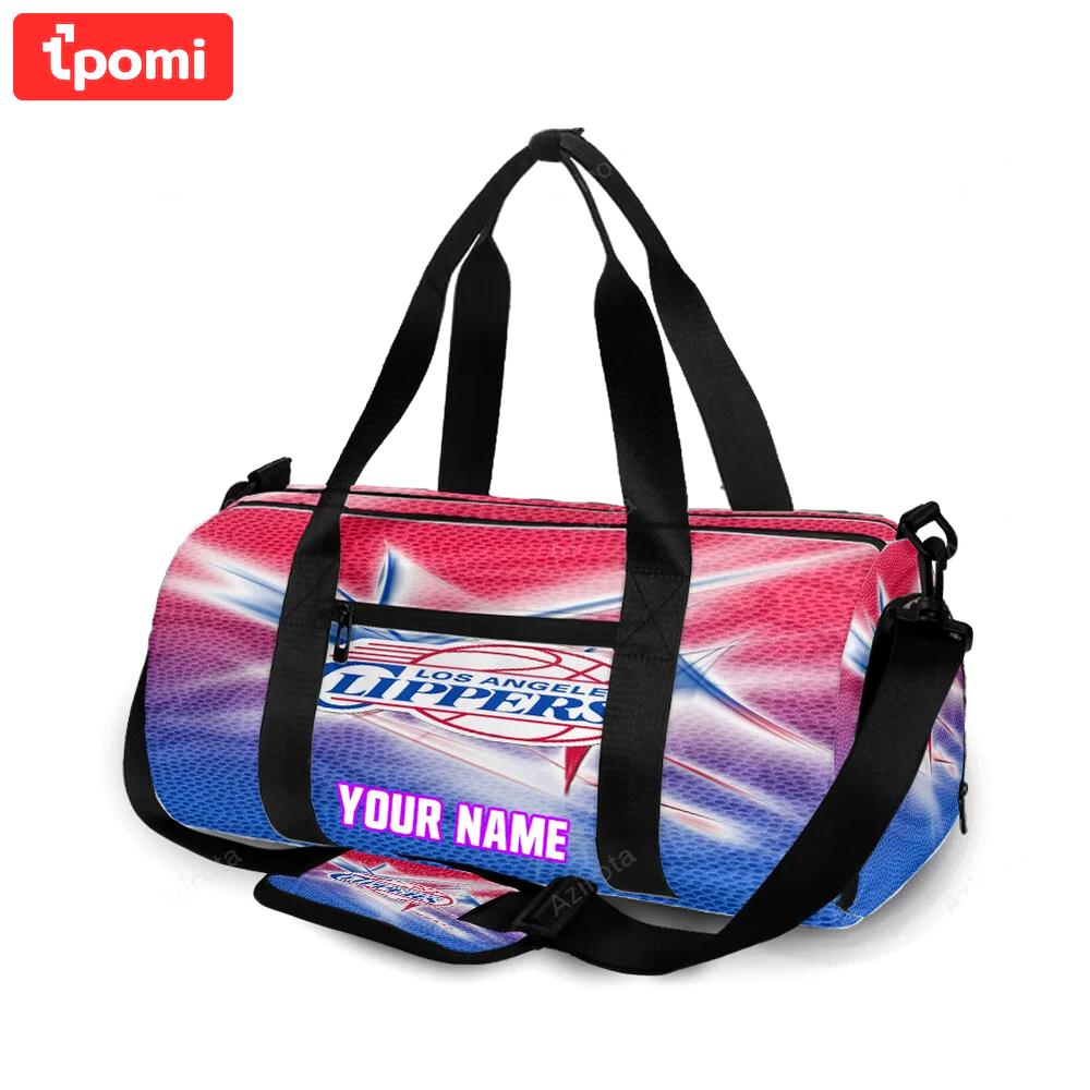 Los angeles clippers logo v2 personalized name travel bag gym bag 1978 Travel Bag
