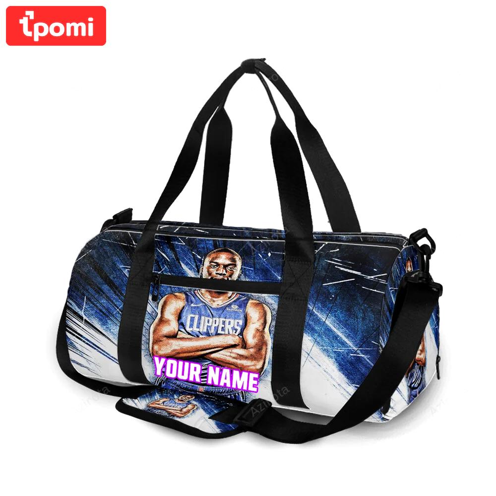 Los angeles clippers mfiondu kabengele personalized name travel bag gym bag 611 Travel Bag
