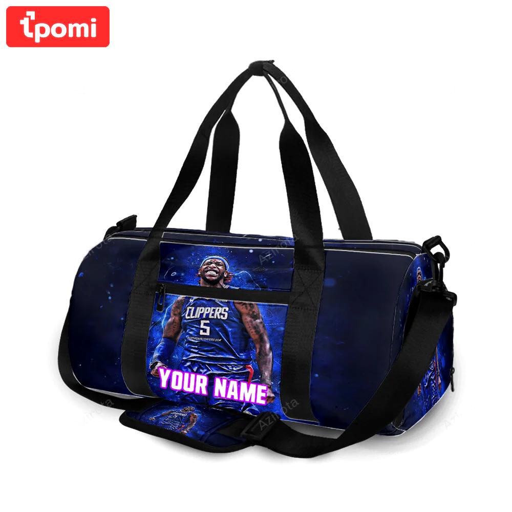 Los angeles clippers montrezl harrell 5 personalized name travel bag gym bag 1546 Travel Bag