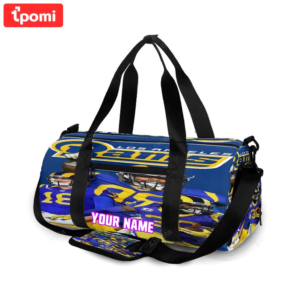 Los angeles rams all players8 personalized name travel bag gym bag 1905 Travel Bag
