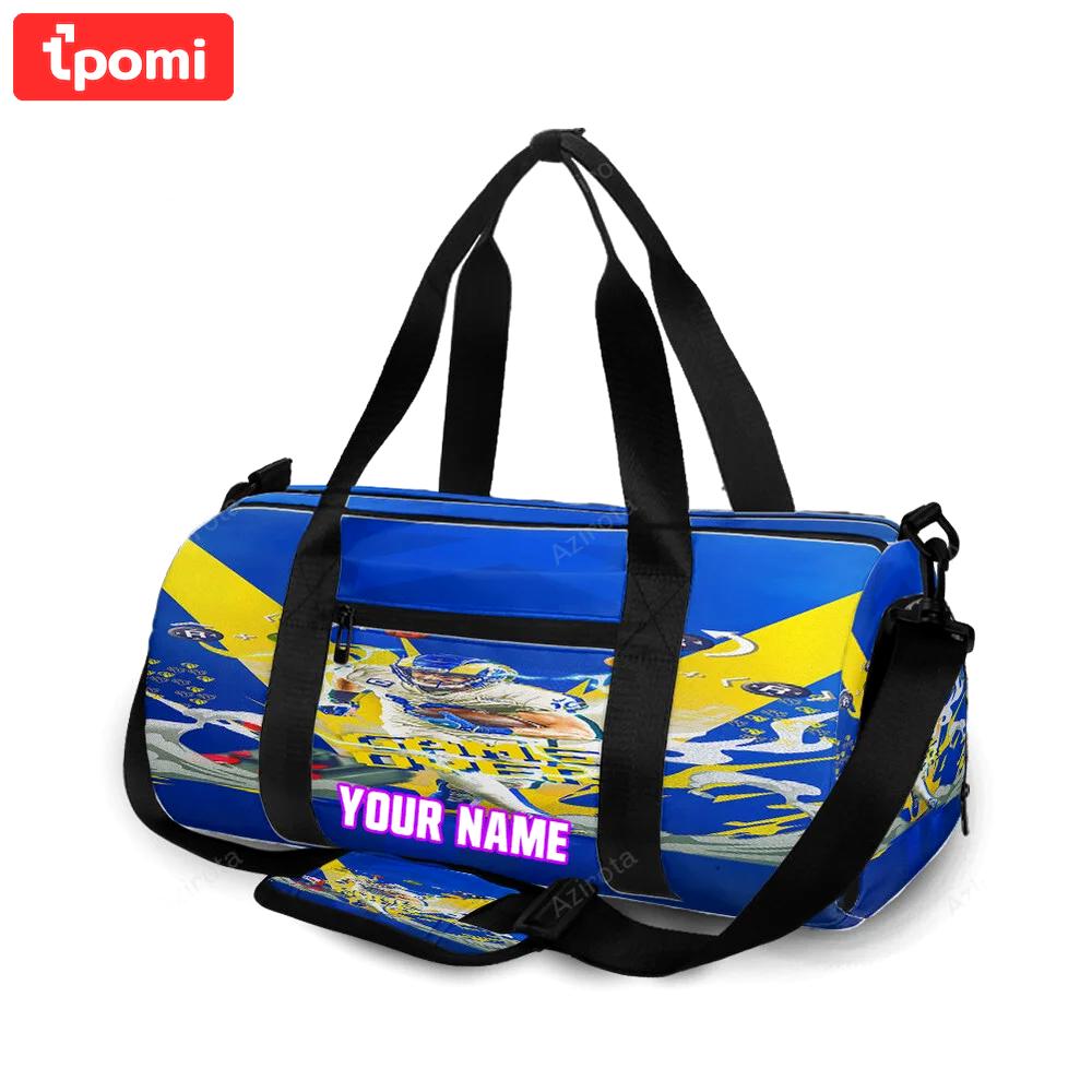 Los angeles rams game over personalized name travel bag gym bag 1277 Travel Bag