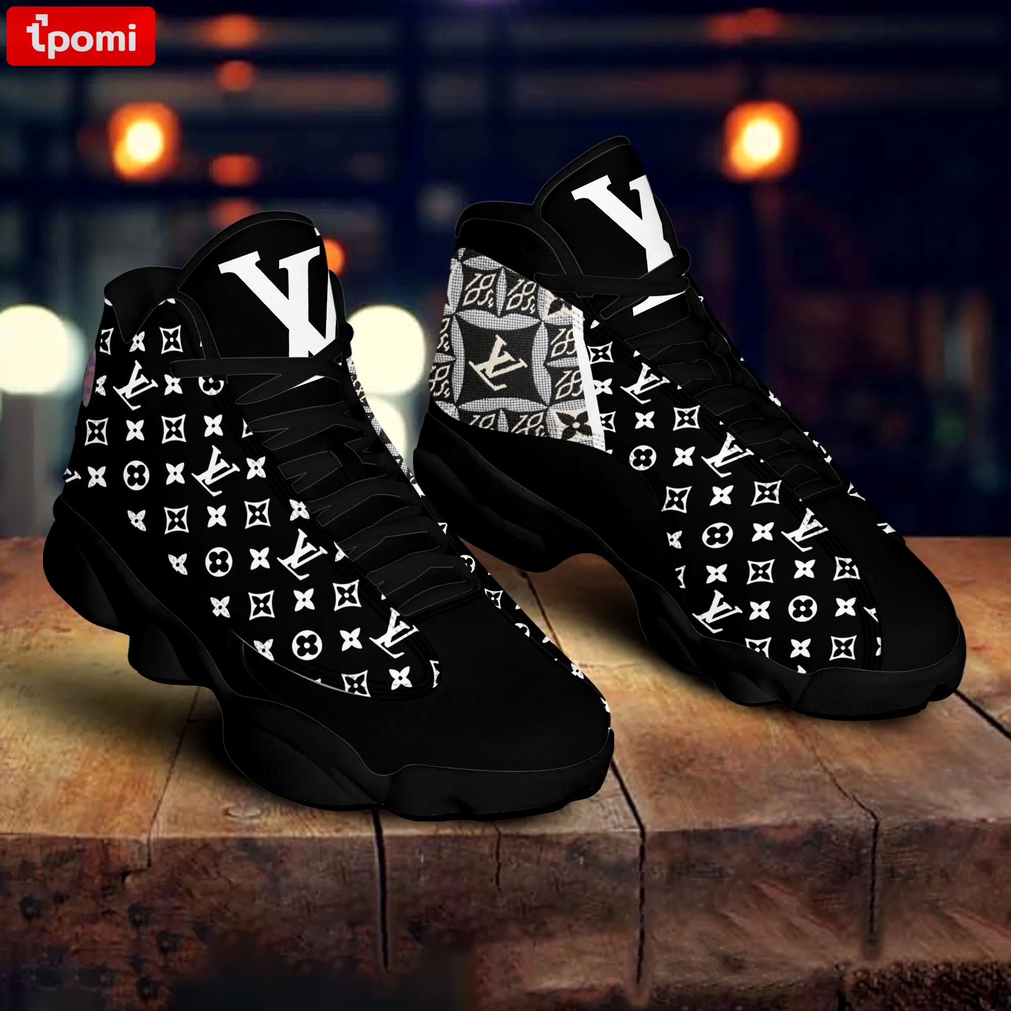 Louis vuitton black whites best louis vuitton best luxury Air Jordan 13 Shoes Sneakers Full Size For Fans Gifts For Men Women