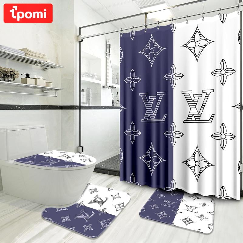 Louis vuitton home decor bath mat bathroom sets hypebeast luxury fashion brand Bathroom Set