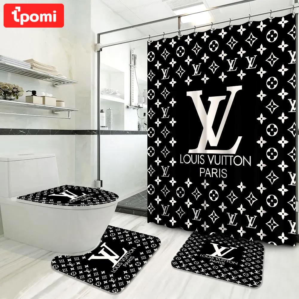 Louis vuitton home decor luxury fashion brand bathroom sets hypebeast bath mat Bathroom Set
