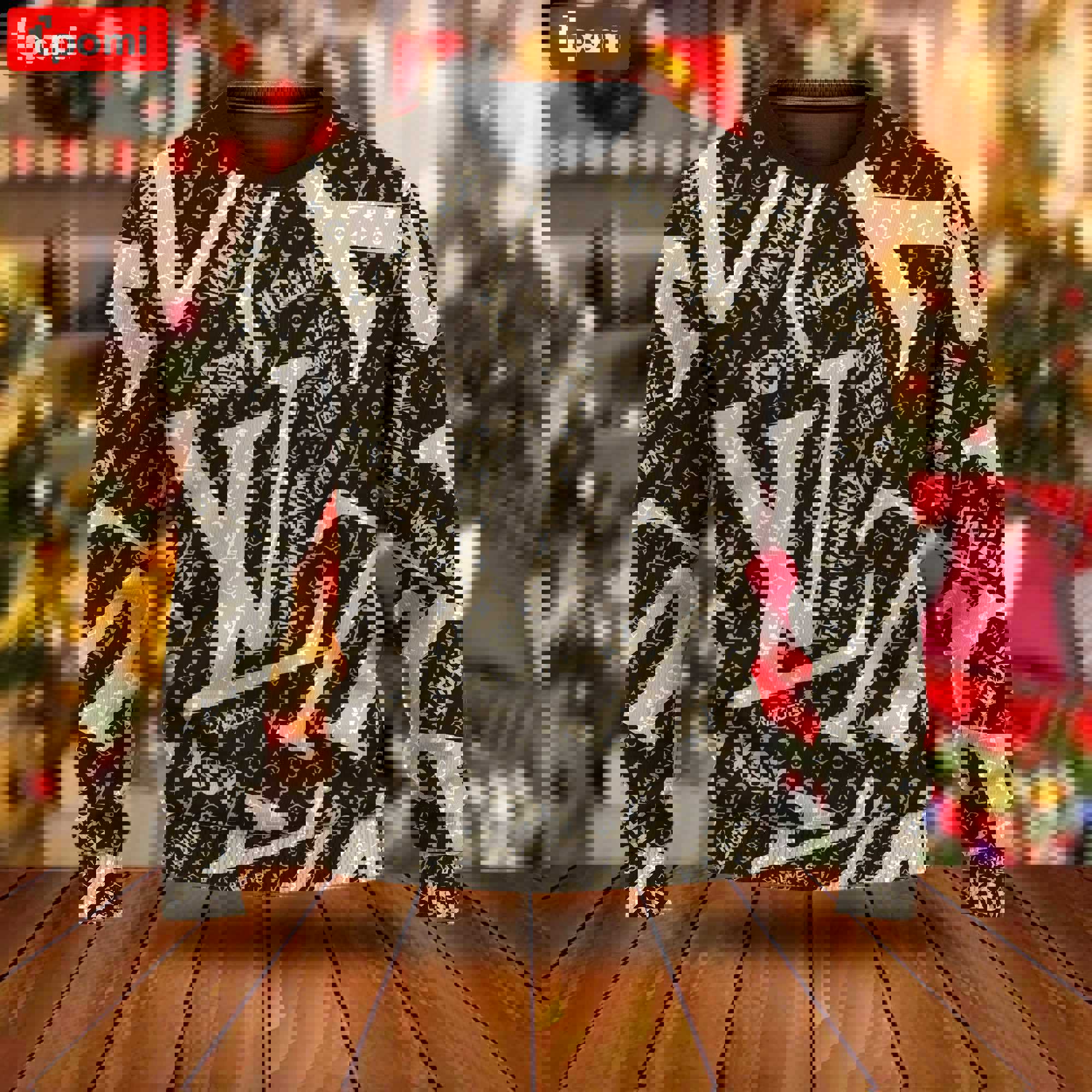 Louis vuitton luxury ugly christmas sweater  hot 2024 style 141 Christmas Ugly Sweater