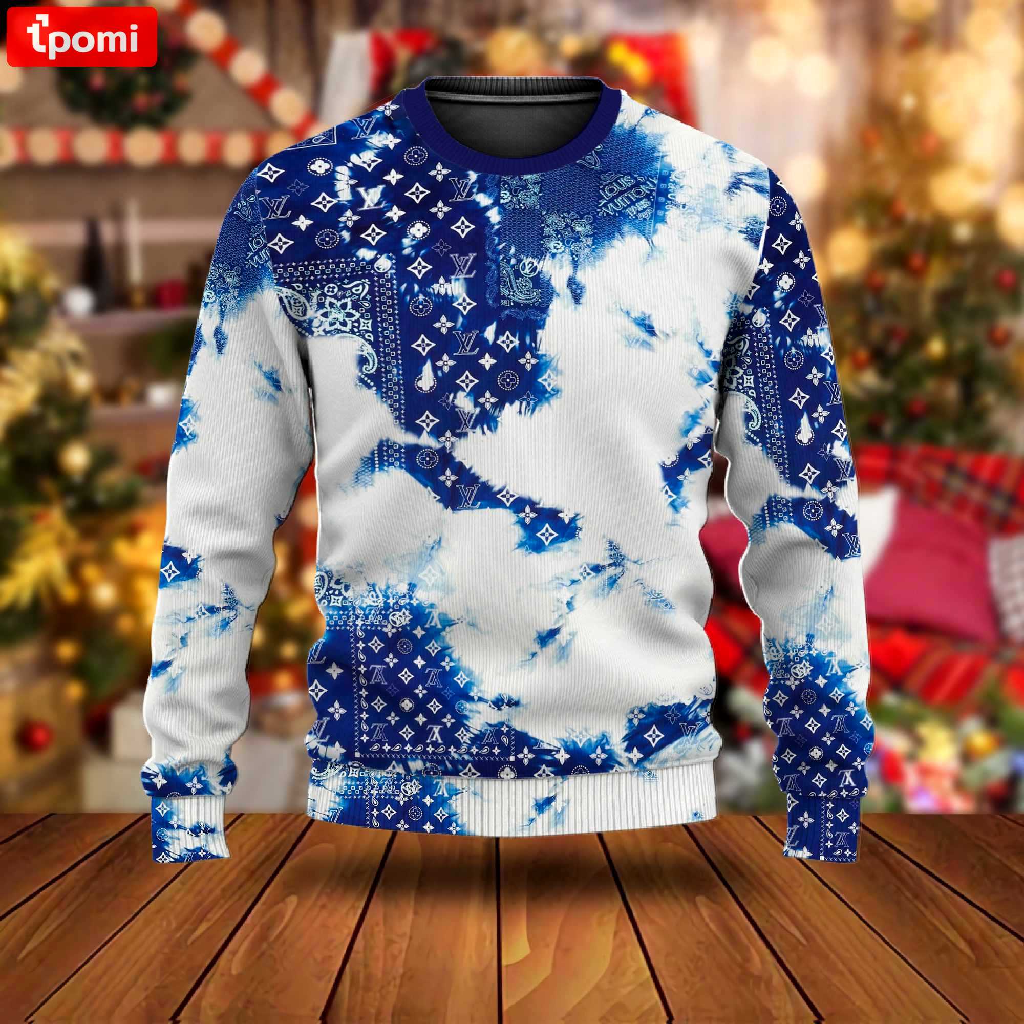 Louis vuitton luxury ugly christmas sweater  hot 2024 style 441 Christmas Ugly Sweater