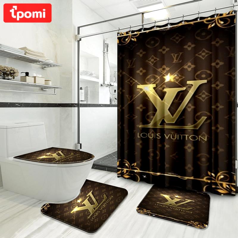 Louis vuitton new bathroom set home decor Bathroom Set